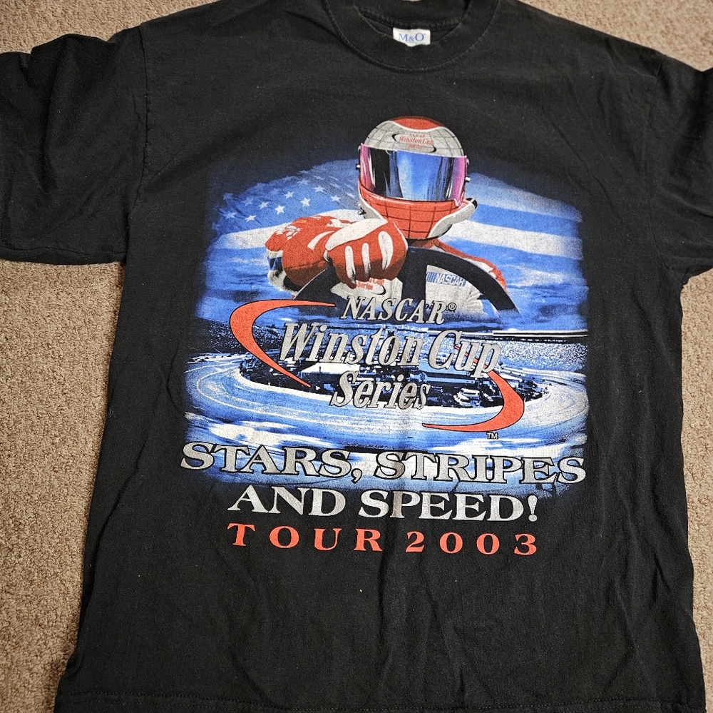 Vintage NASCAR Winston Cup Series Black T-Shirt 2003 Large